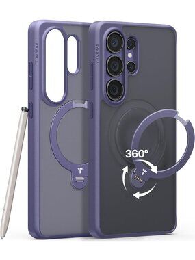 TORRAS Q3 Spin Case for Samsung Galaxy S26 Ultra – 360° Magnetic Stand, MagSafe